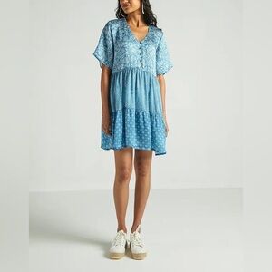 Madewell x Reistor Short Tiered Dress
